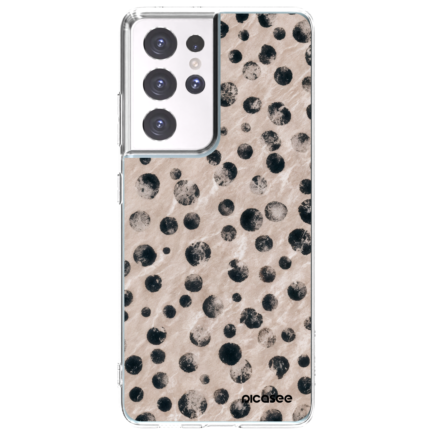 Picasee silikónový prehľadný obal pre Samsung Galaxy S21 Ultra 5G G998B - Inked