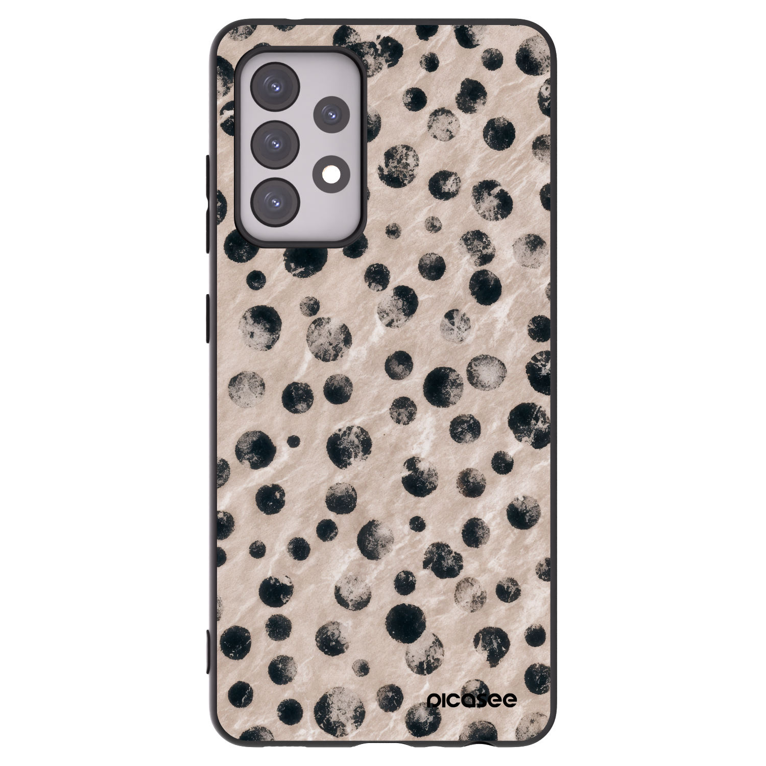 Picasee silikónový čierny obal pre Samsung Galaxy A52 5G A525F - Inked