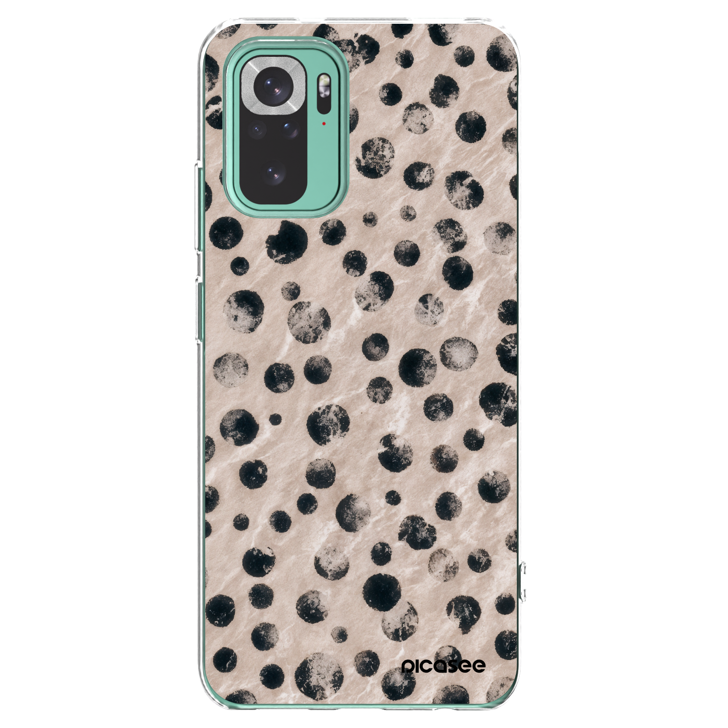 Picasee silikónový prehľadný obal pre Xiaomi Redmi Note 10 Pro - Inked