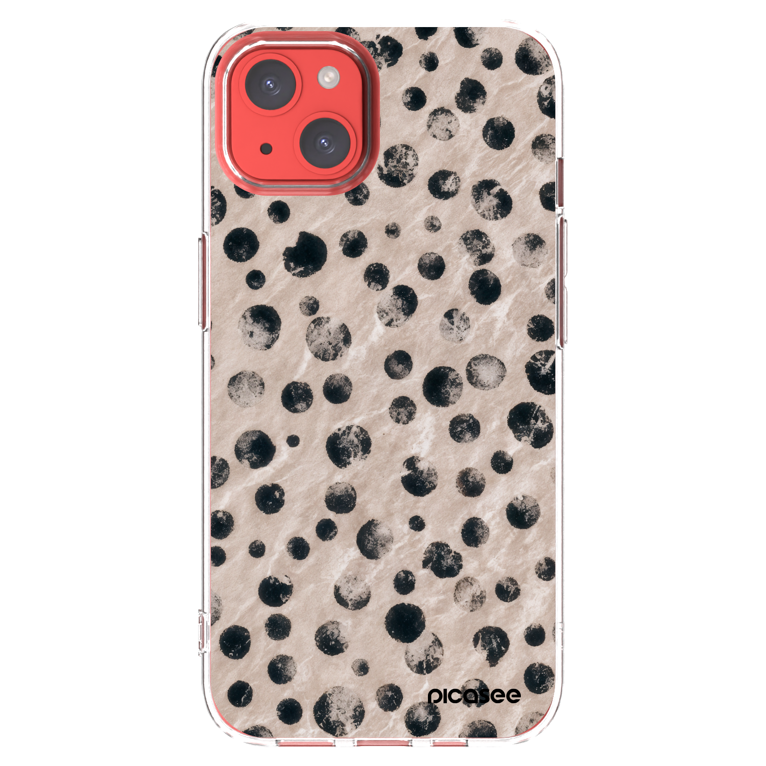 Silikónový prehľadný obal pre Apple iPhone 13 - Inked