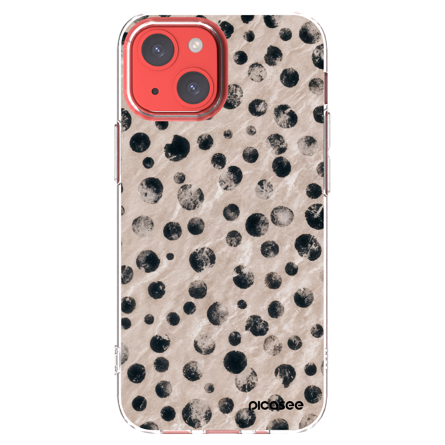 Picasee silikónový prehľadný obal pre Apple iPhone 13 mini - Inked