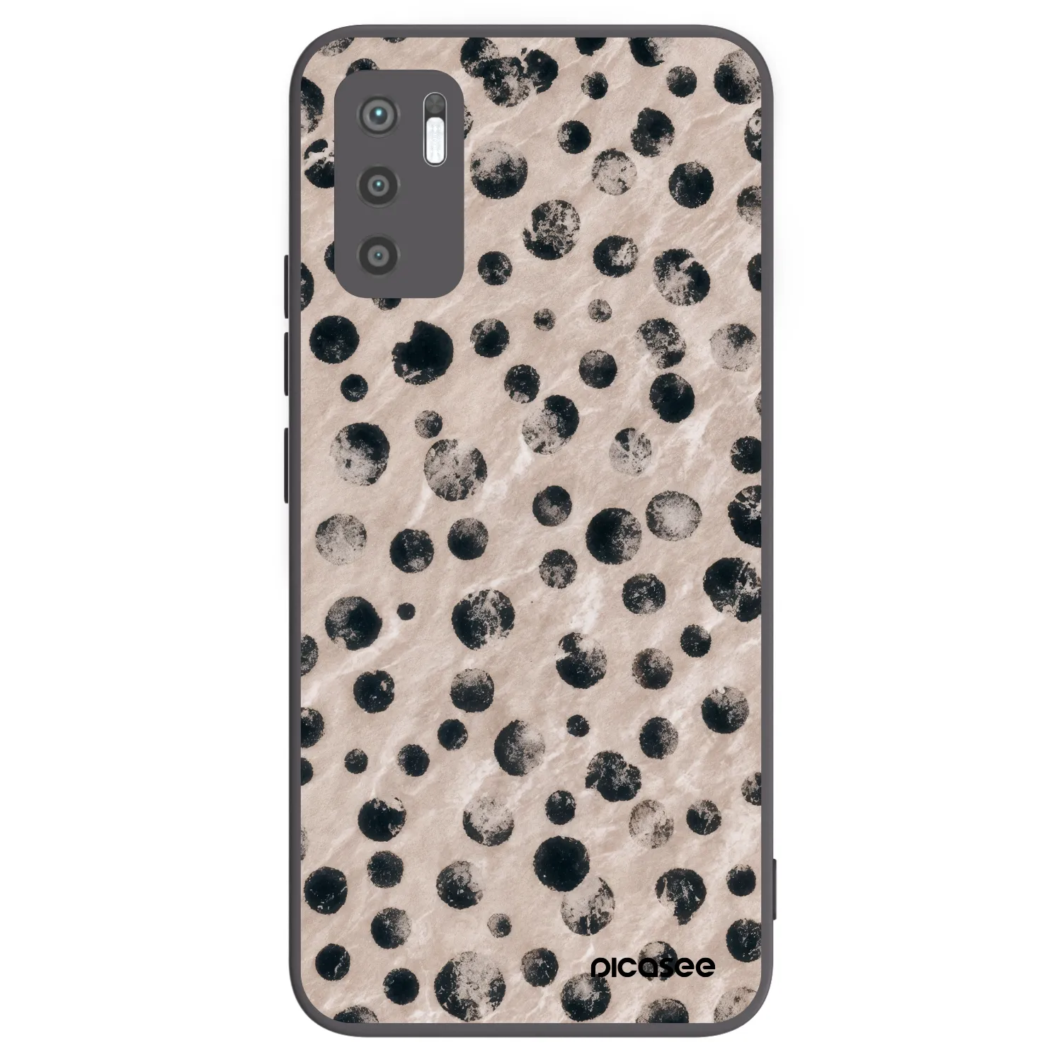 Picasee silikónový čierny obal pre Xiaomi Redmi Note 10 5G - Inked