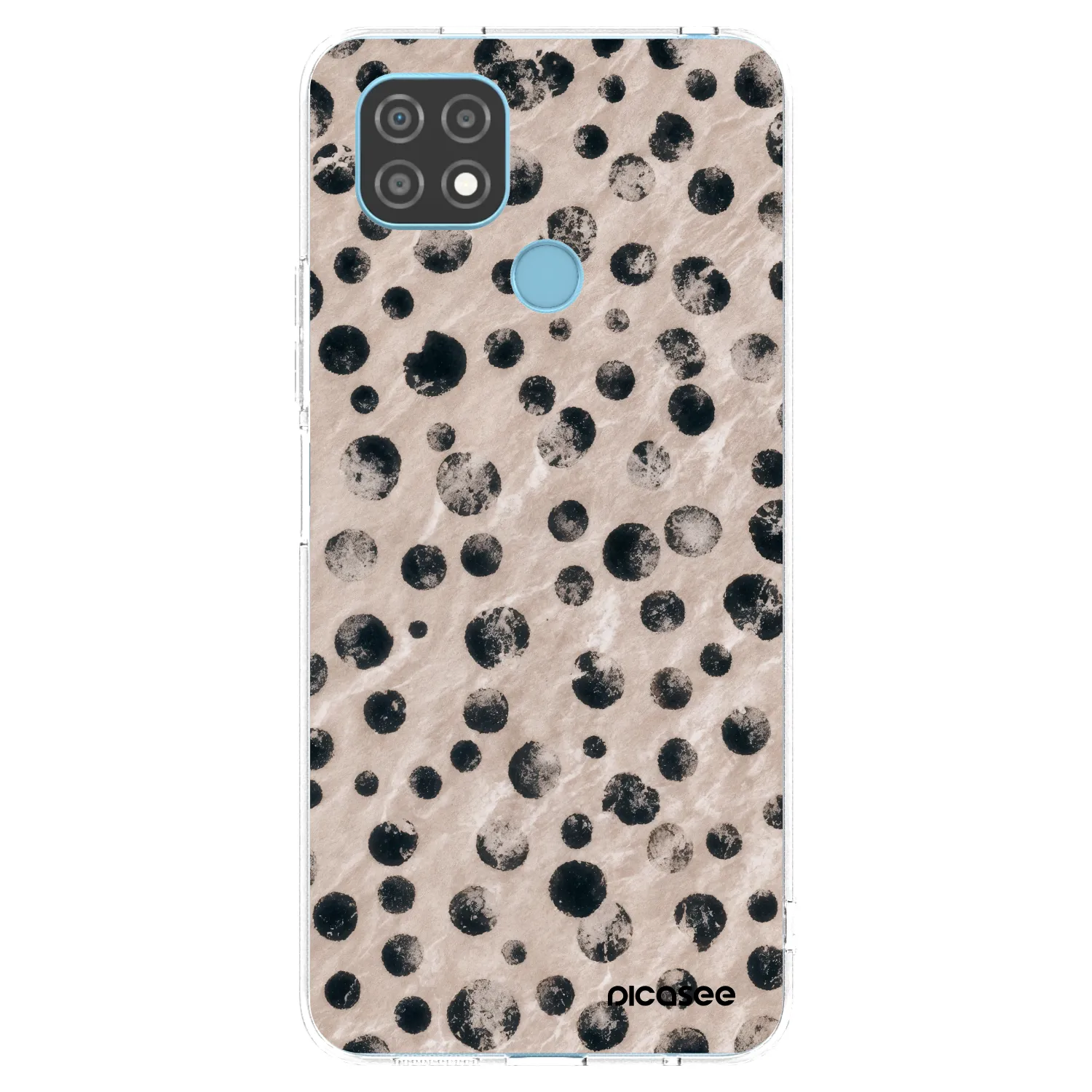 Picasee silikónový prehľadný obal pre Realme C21 - Inked