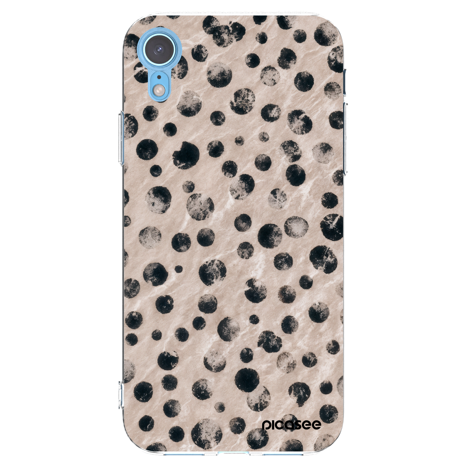 Picasee silikónový prehľadný obal pre Apple iPhone XR - Inked