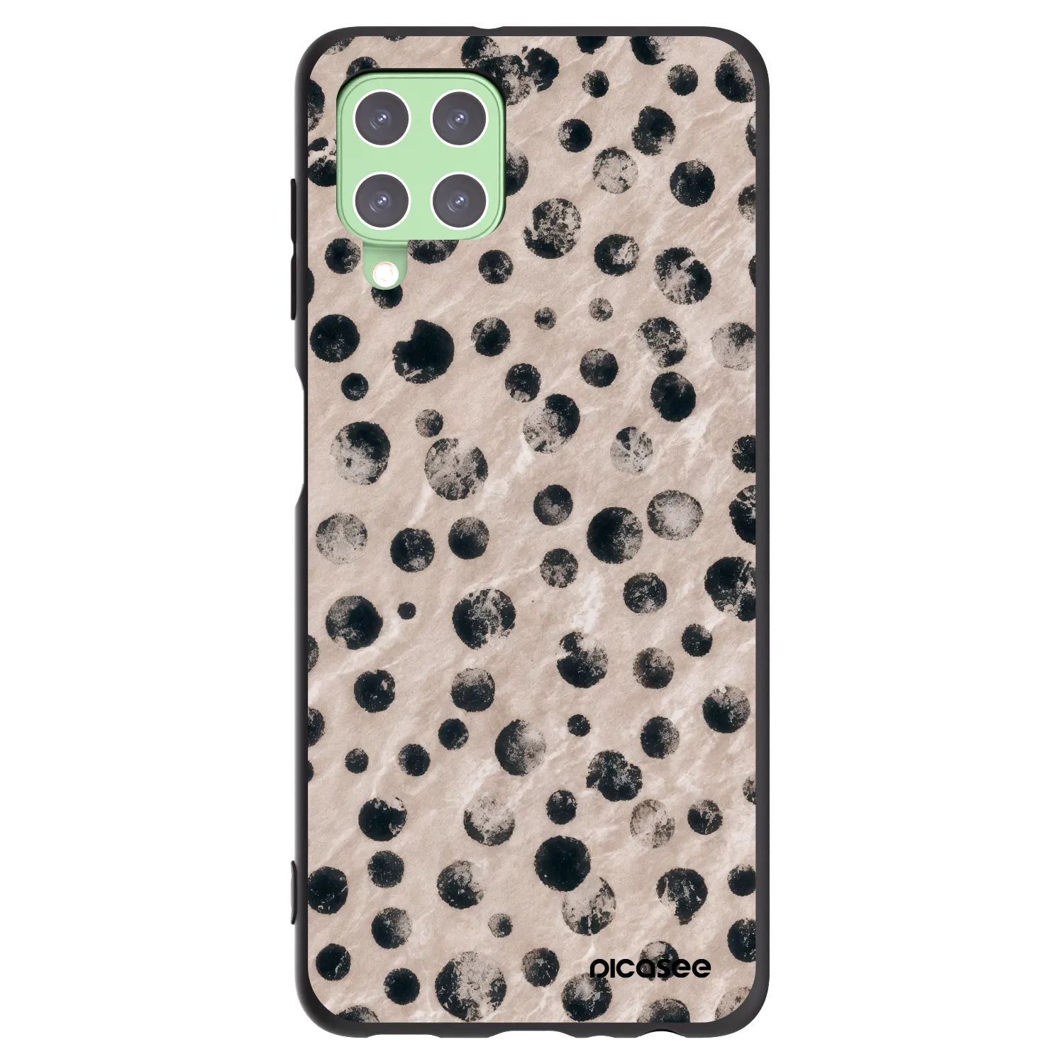 Picasee silikónový čierny obal pre Samsung Galaxy A22 A225F 4G - Inked