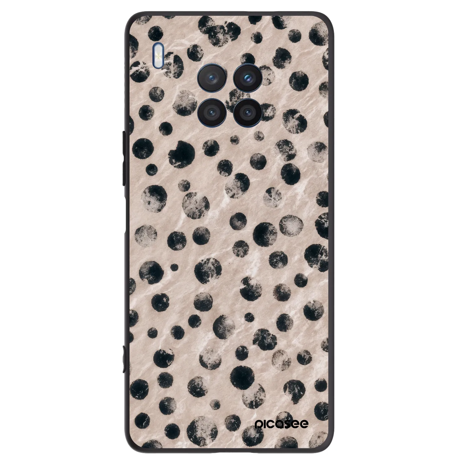 Picasee silikónový čierny obal pre Honor 50 Lite - Inked