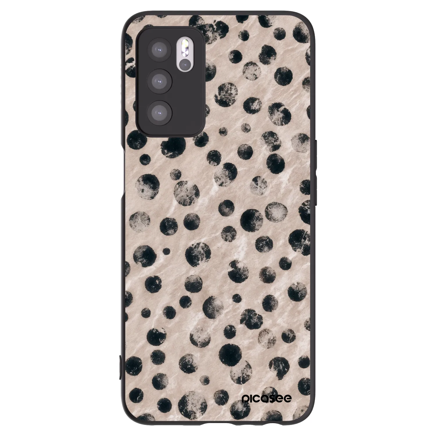 Picasee silikónový čierny obal pre OPPO A16s - Inked