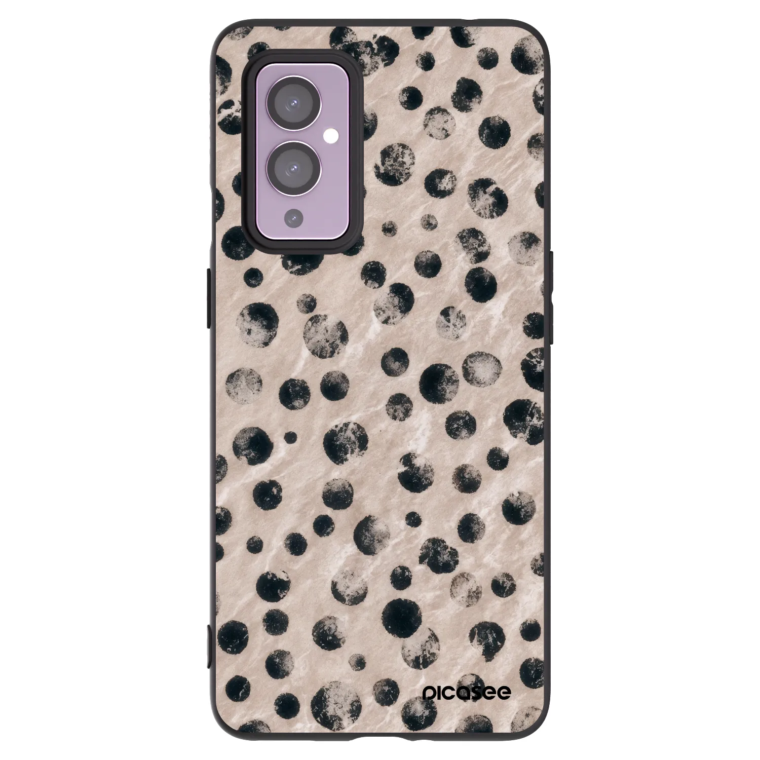 Picasee silikónový čierny obal pre OnePlus 9 - Inked