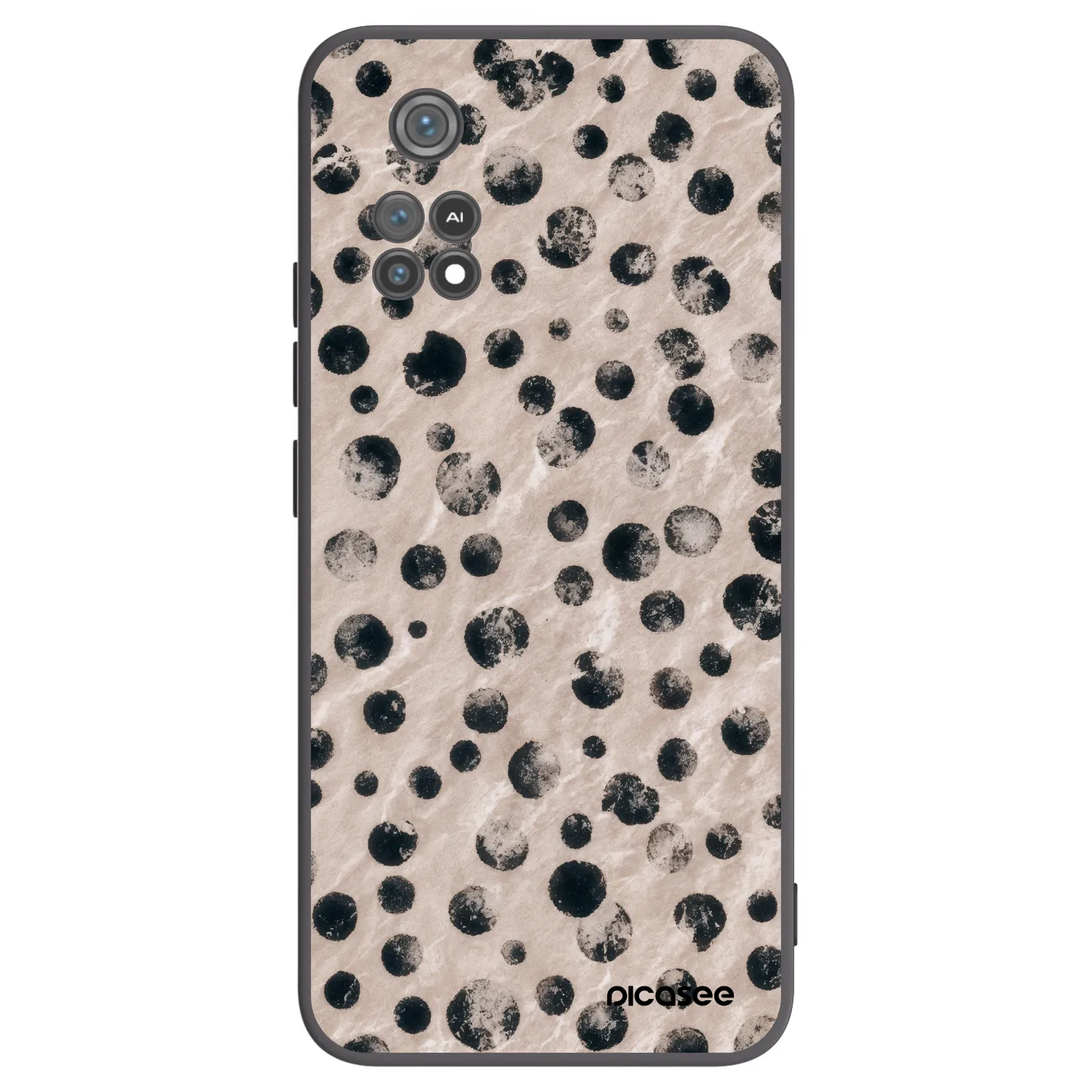 Picasee silikónový čierny obal pre Xiaomi Poco M4 Pro - Inked