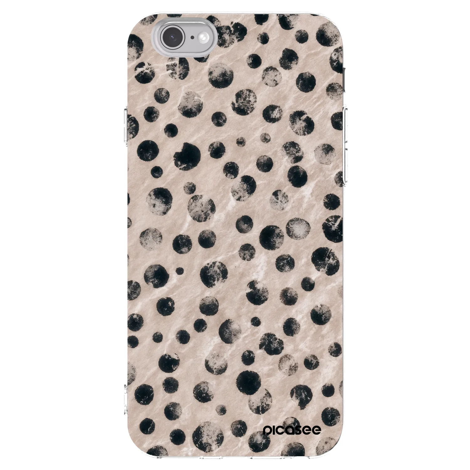 Picasee silikónový prehľadný obal pre Apple iPhone 6/6S - Inked