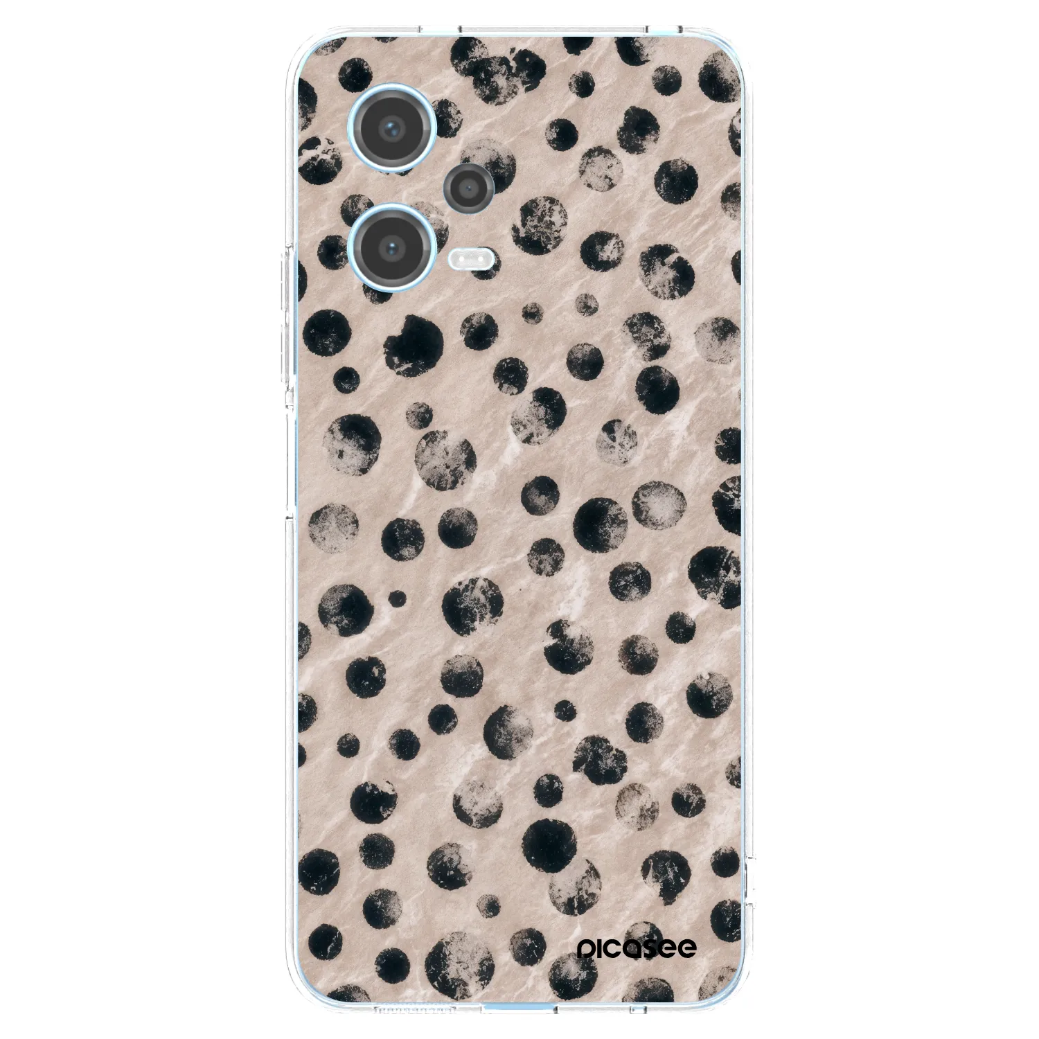 Picasee silikónový prehľadný obal pre Xiaomi Redmi Note 12 5G - Inked