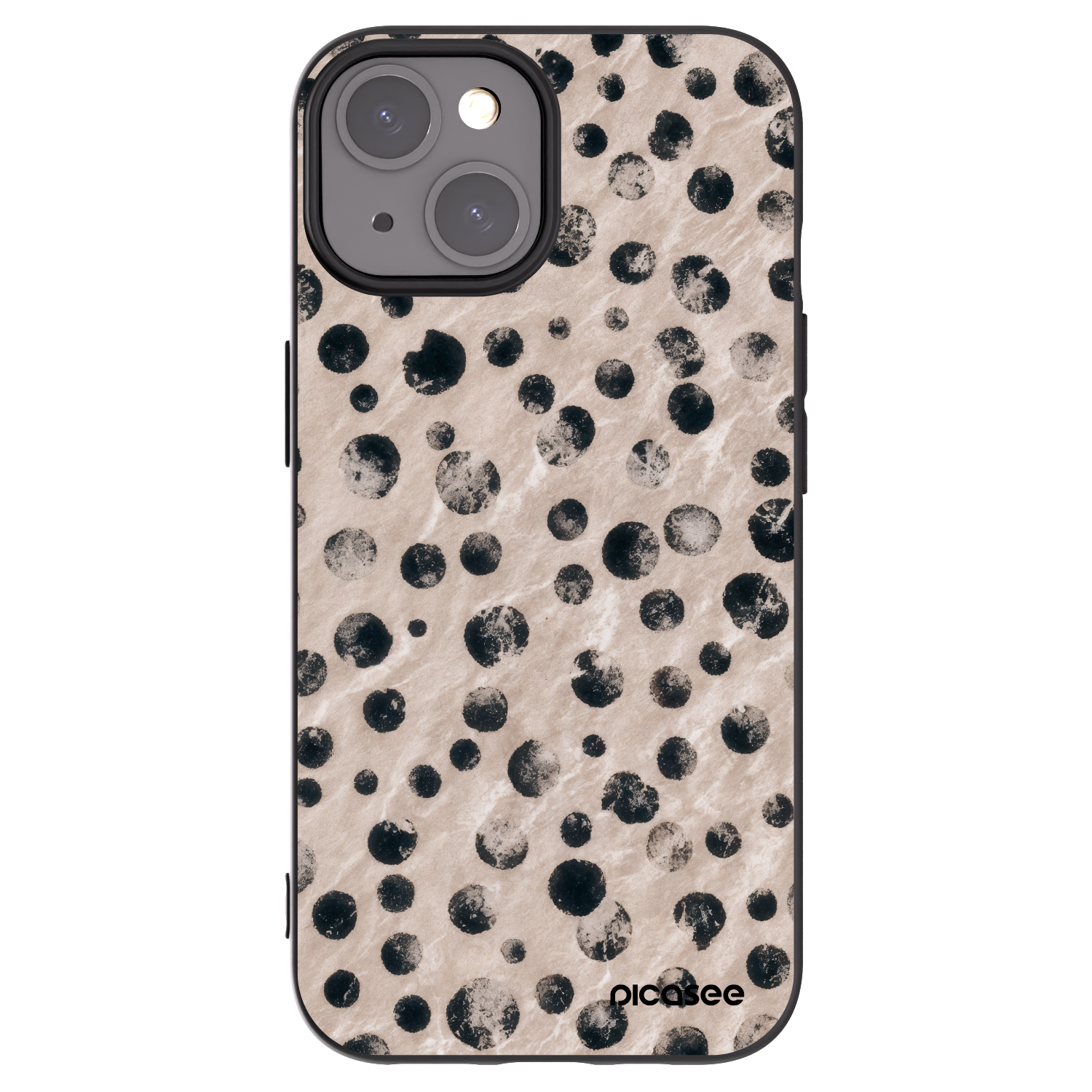 Picasee silikónový čierny obal pre Apple iPhone 15 - Inked