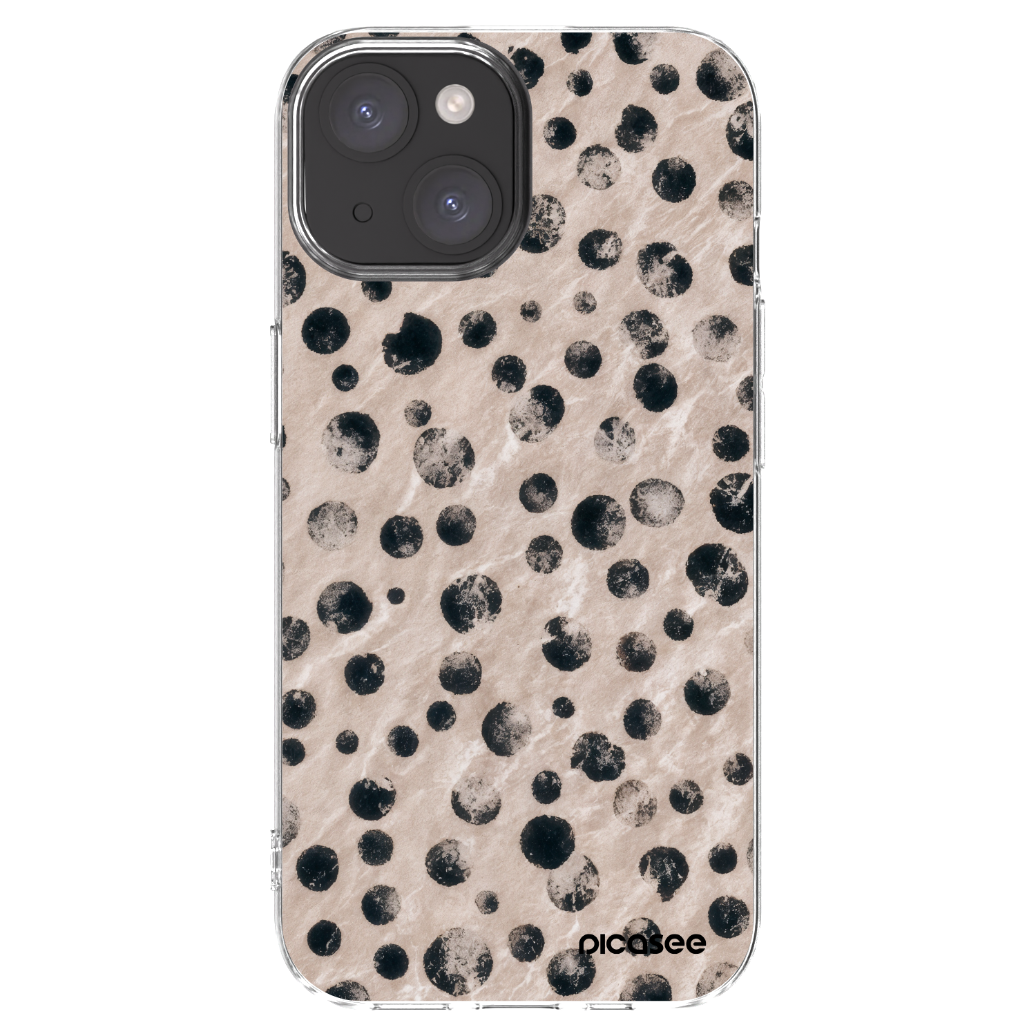 Picasee silikónový prehľadný obal pre Apple iPhone 15 - Inked