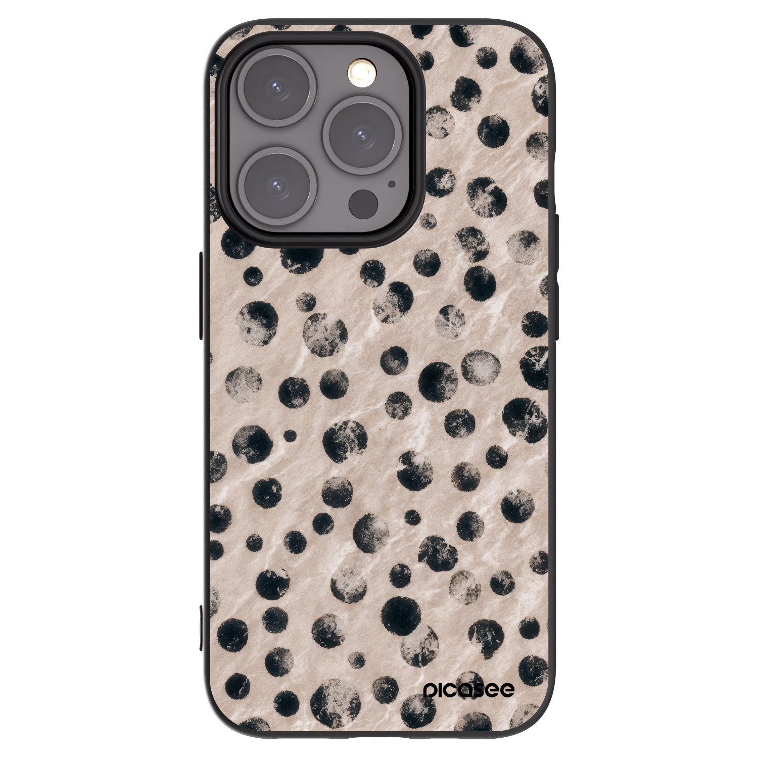 Picasee silikónový čierny obal pre Apple iPhone 15 Pro - Inked