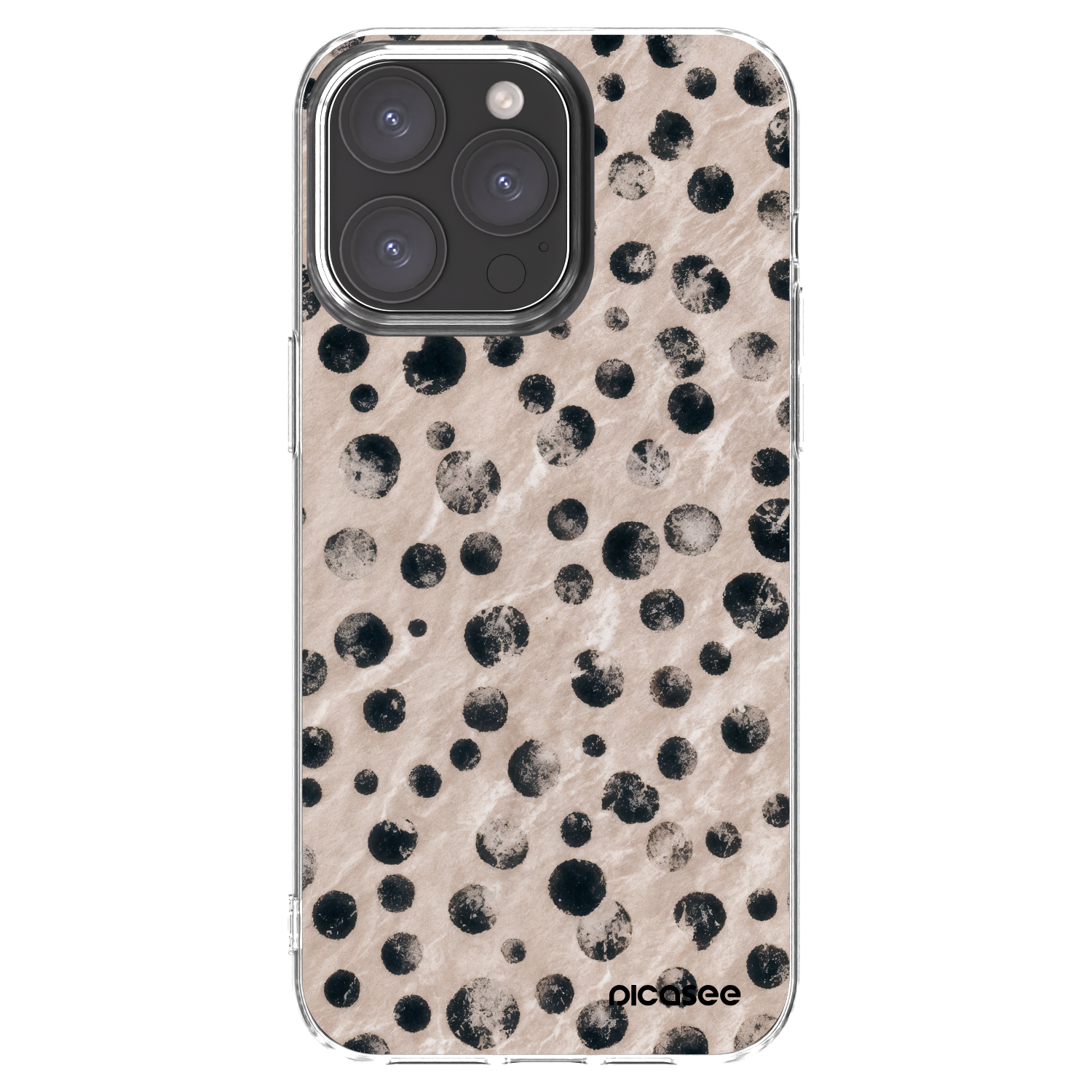 Silikónový prehľadný obal pre Apple iPhone 15 Pro Max - Inked