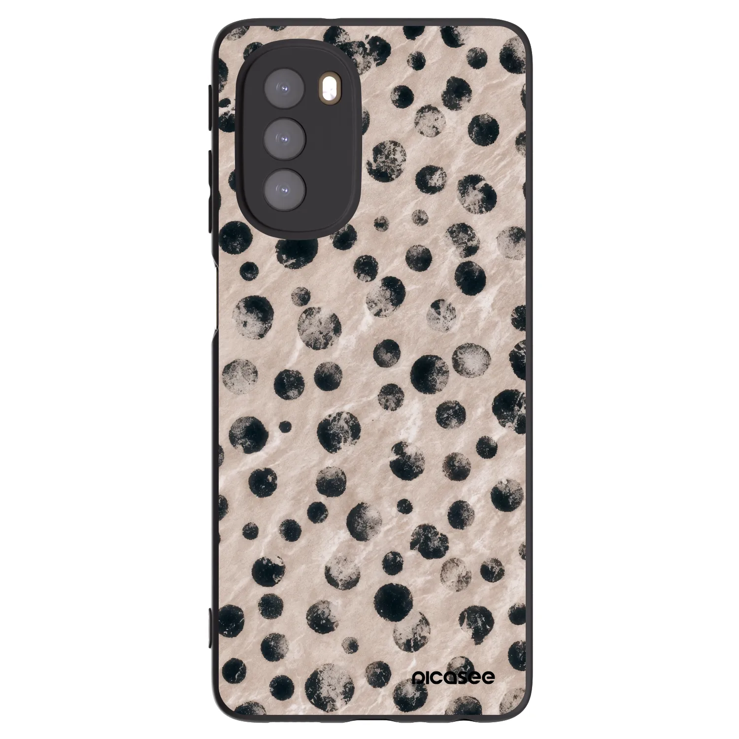 Picasee silikónový čierny obal pre Motorola Moto G51 - Inked