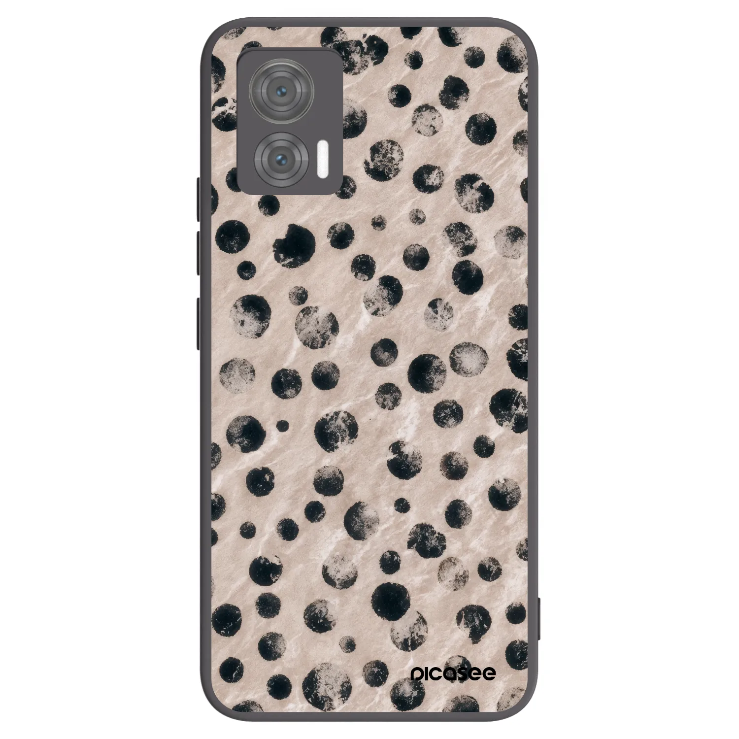 Picasee silikónový čierny obal pre Motorola Edge 30 Neo - Inked