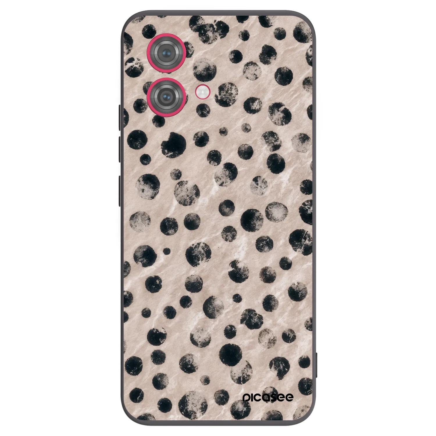 Silikónový čierny obal pre Motorola Moto G84 5G - Inked