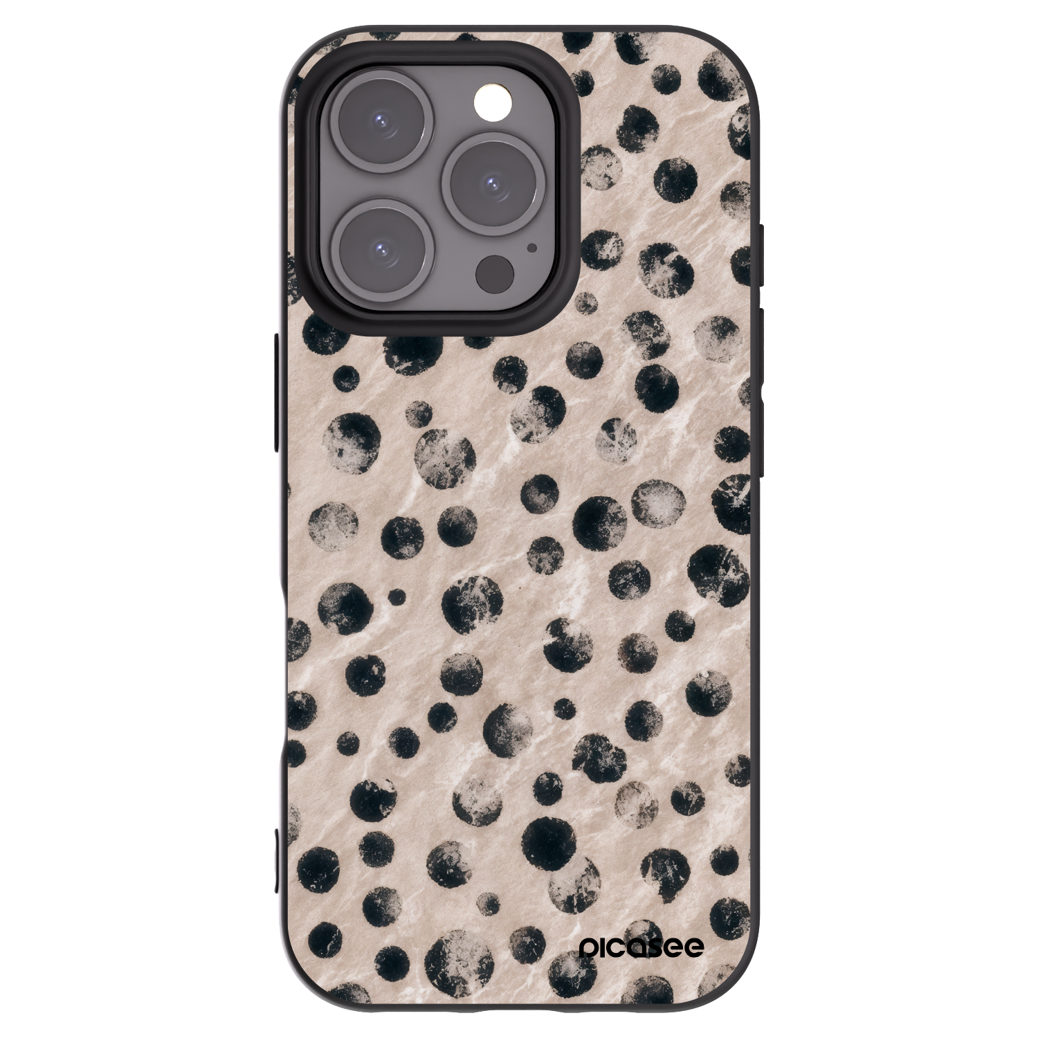 Picasee silikónový čierny obal pre Apple iPhone 16 Pro - Inked