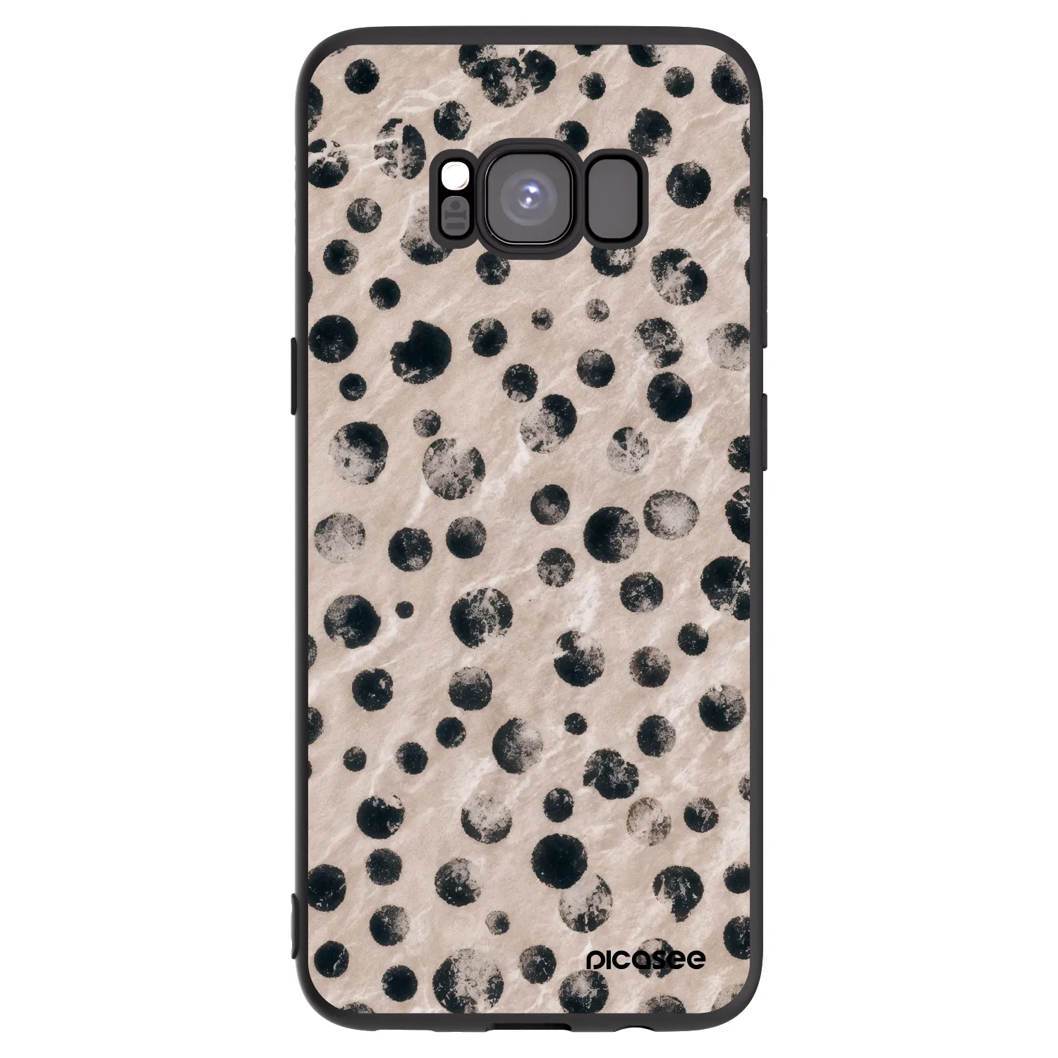 Picasee silikónový čierny obal pre Samsung Galaxy S8 G950F - Inked