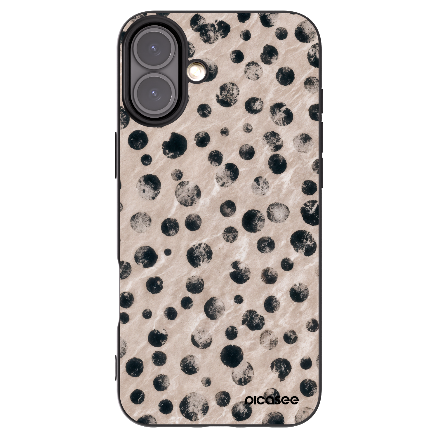Picasee silikónový čierny obal pre Apple iPhone 16 Plus - Inked