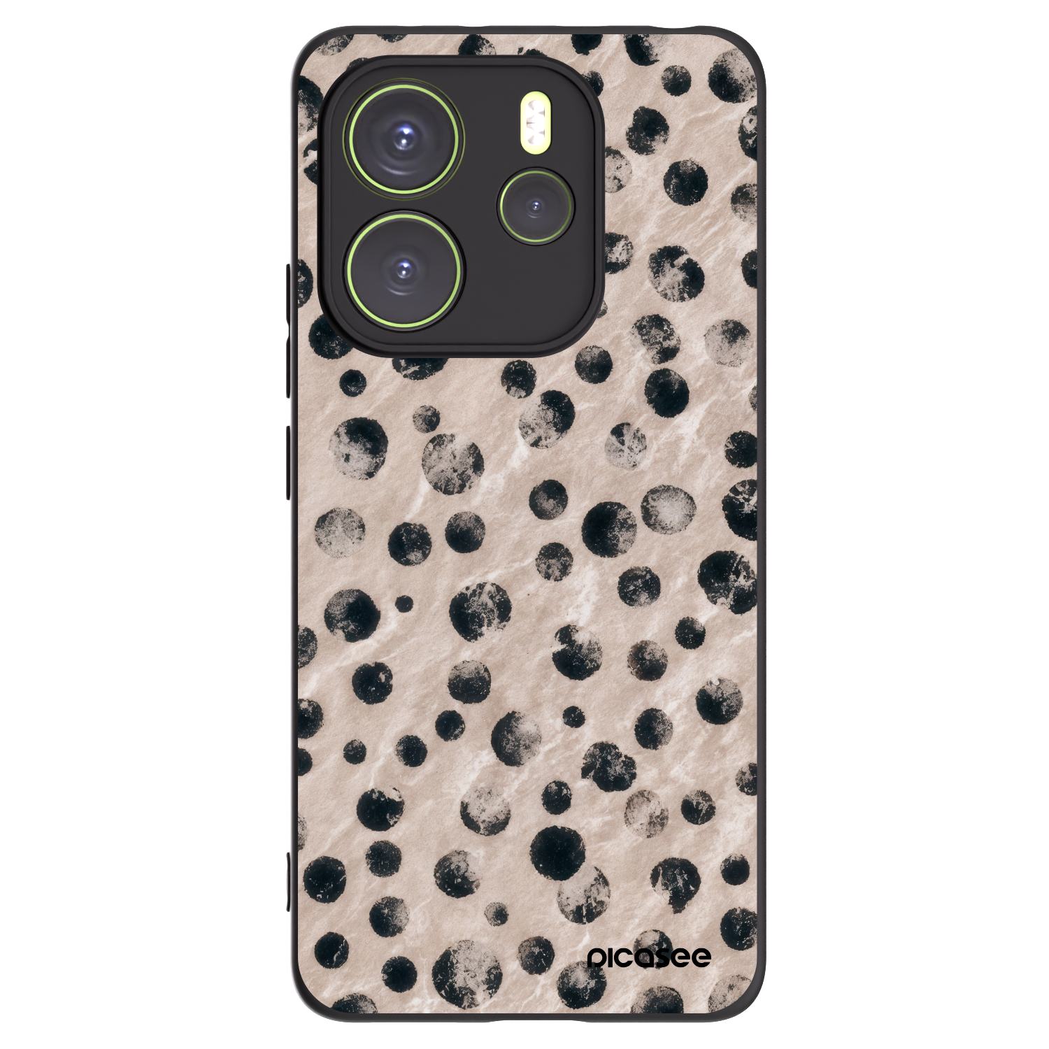 Picasee silikónový čierny obal pre Xiaomi Redmi Note 14 4G - Inked