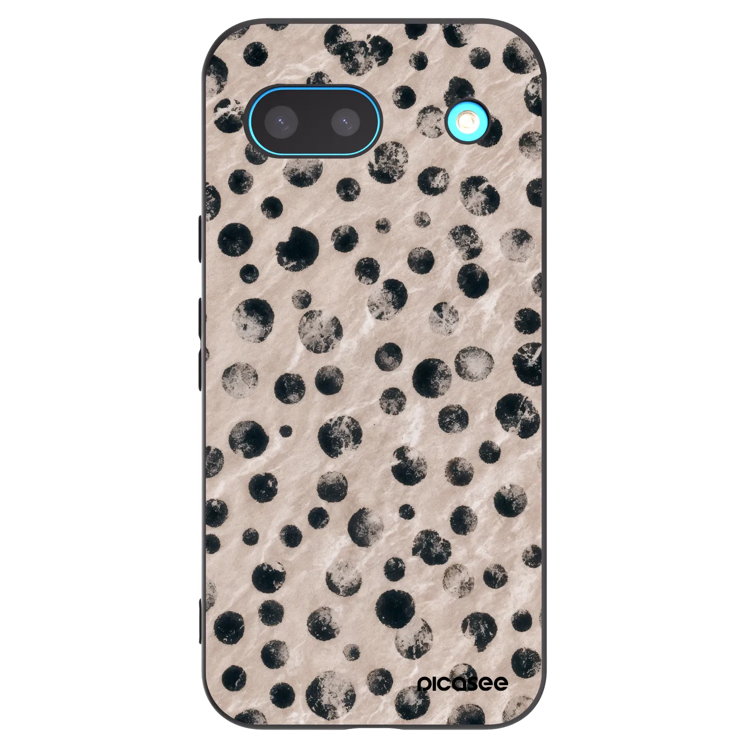 Picasee silikónový čierny obal pre Google Pixel 8a - Inked