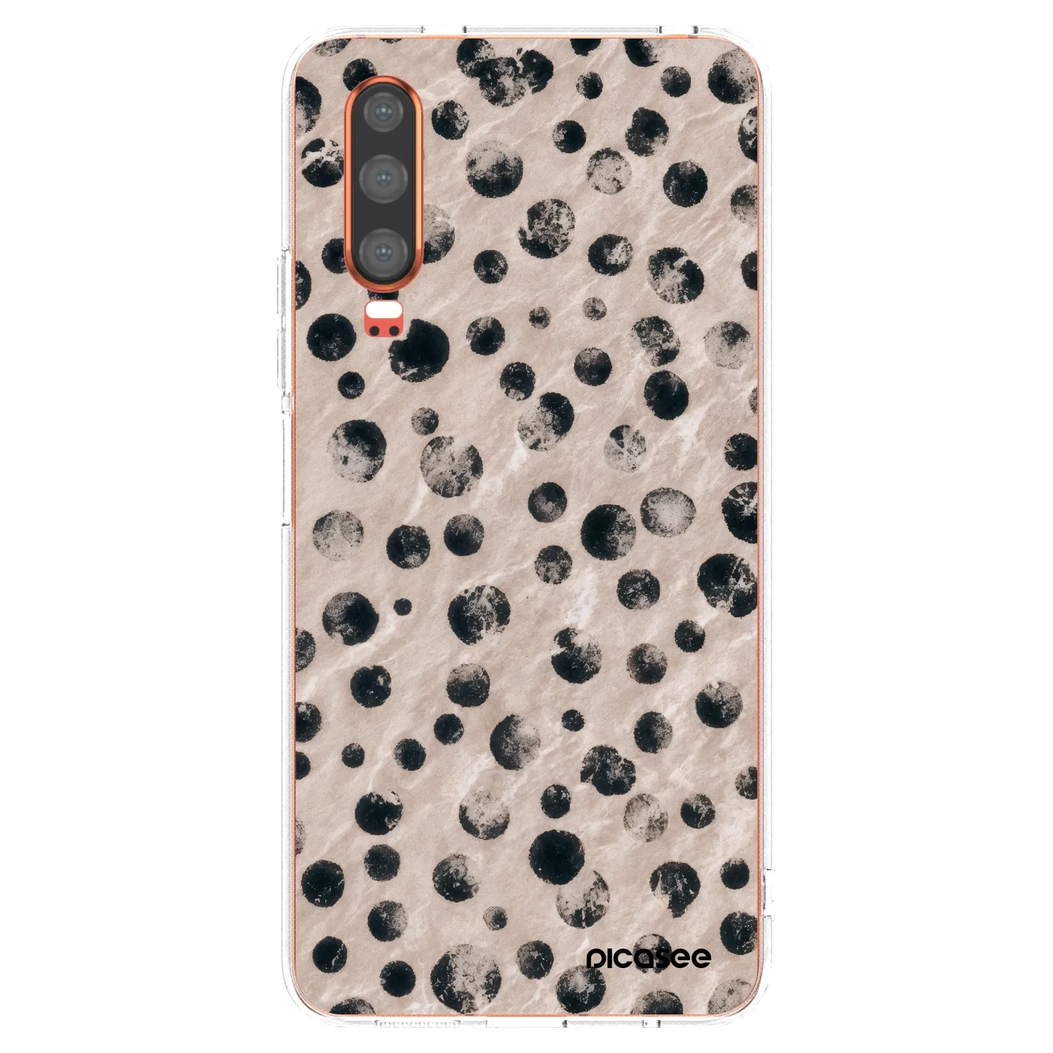 Picasee silikónový prehľadný obal pre Huawei P30 - Inked