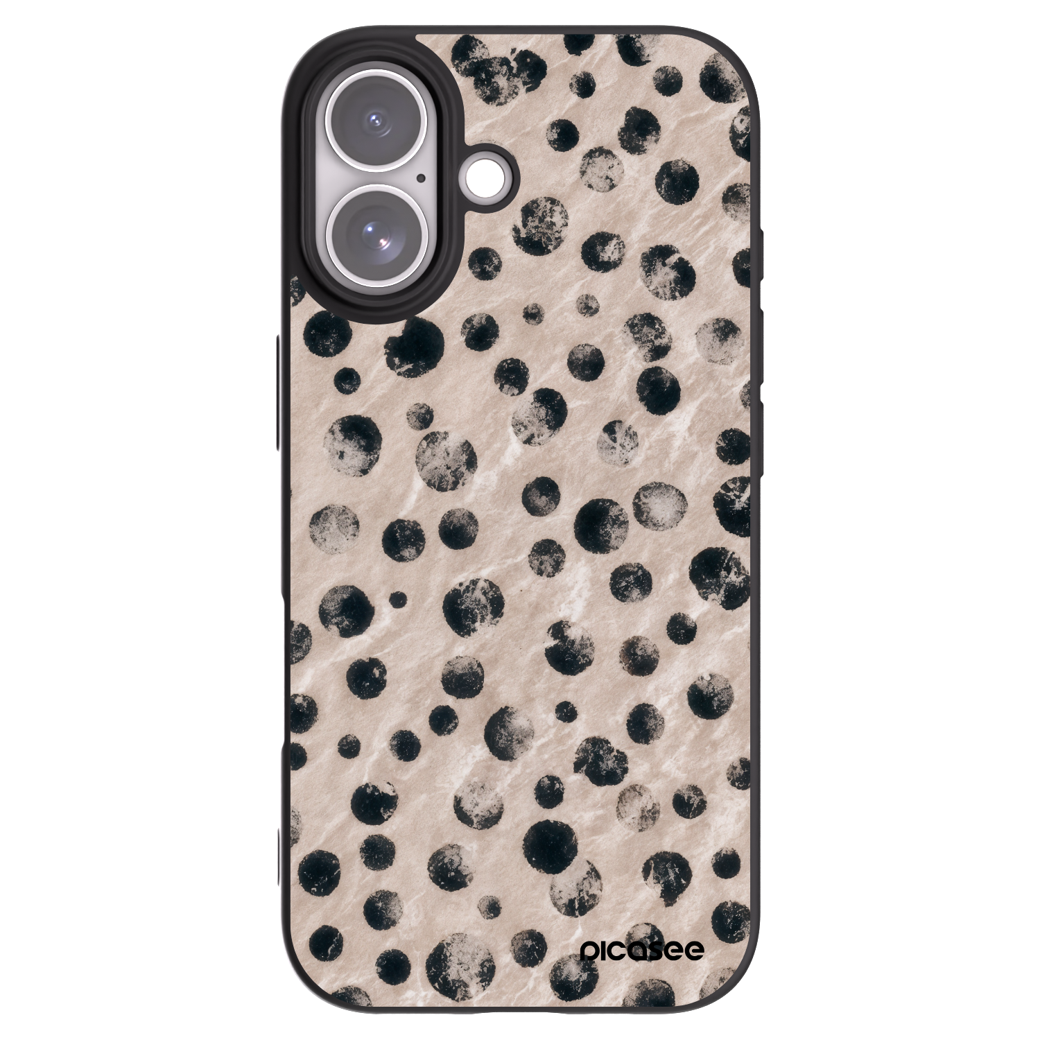 Picasee silikónový čierny obal pre Apple iPhone 17 - Inked