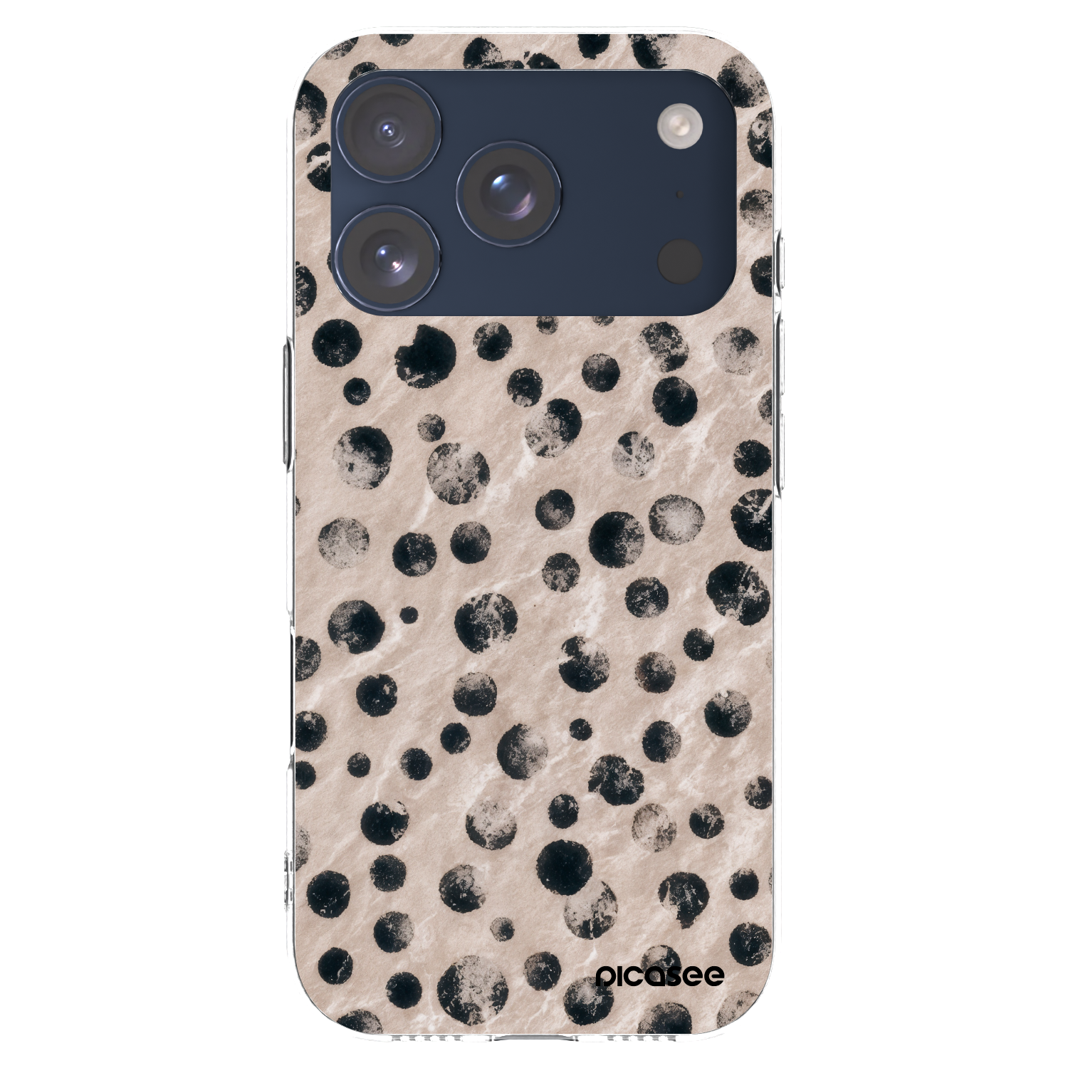 Picasee silikónový prehľadný obal pre Apple iPhone 17 Pro - Inked