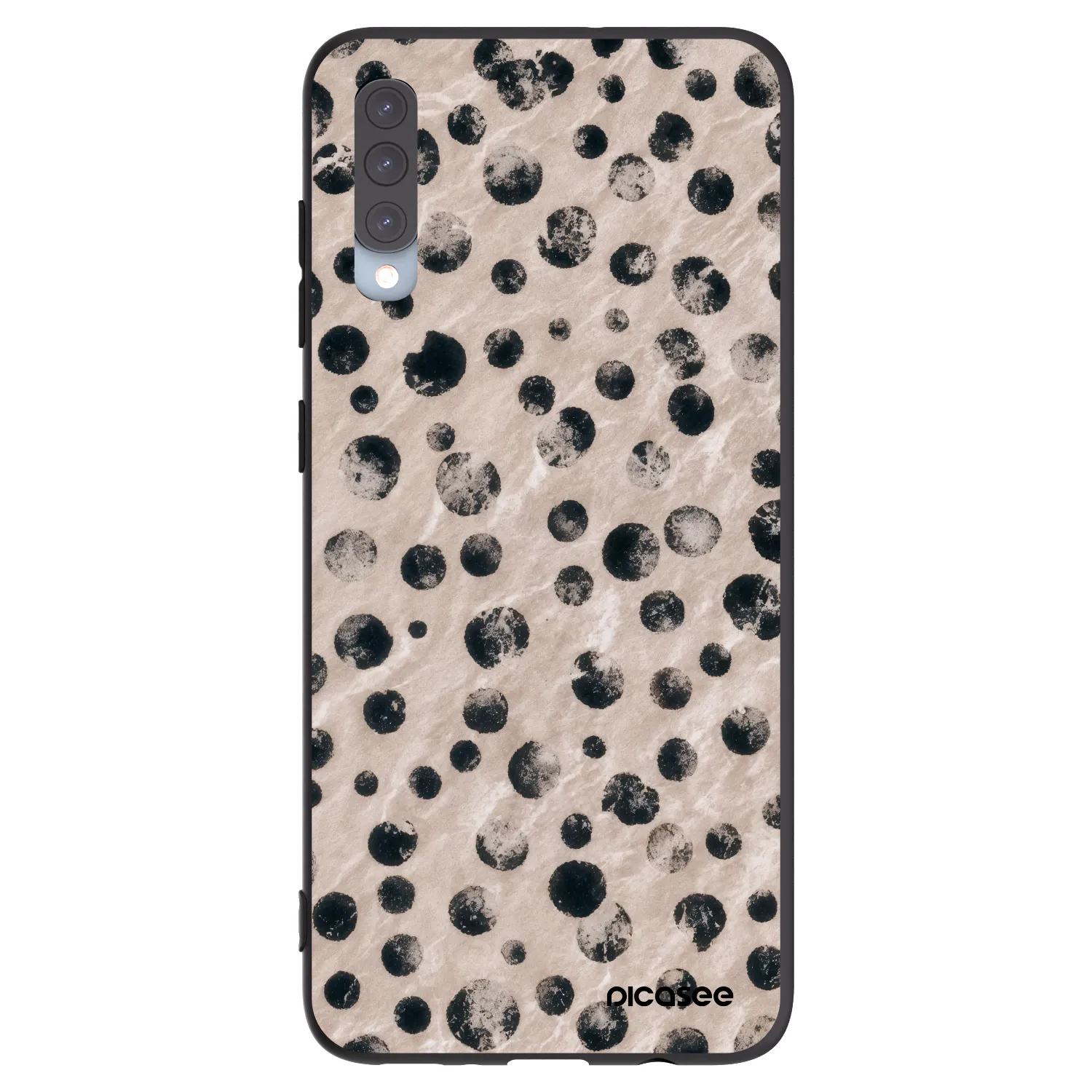 Picasee silikónový čierny obal pre Samsung Galaxy A70 A705F - Inked