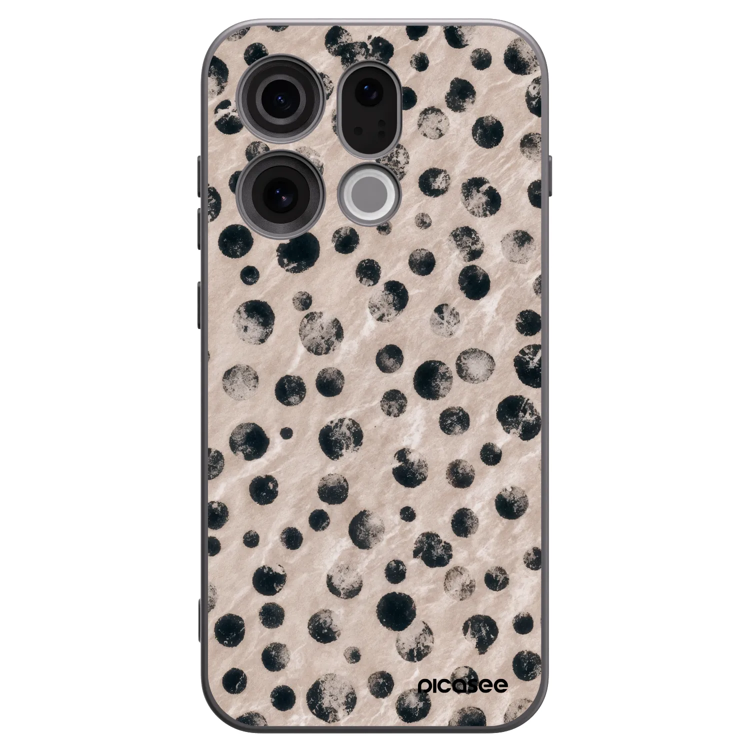 Picasee silikónový čierny obal pre OPPO Find X9 - Inked