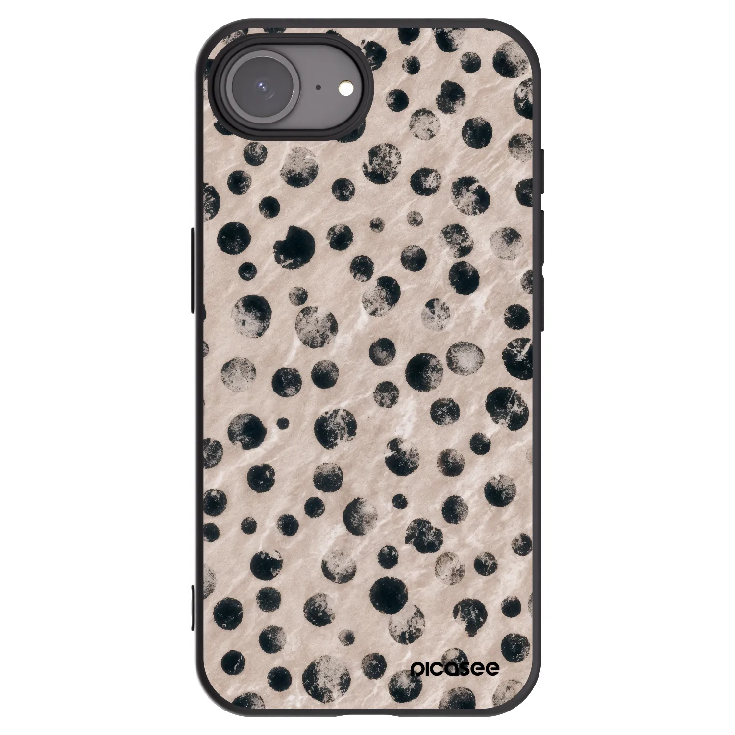 Picasee silikónový čierny obal pre Apple iPhone 17e - Inked