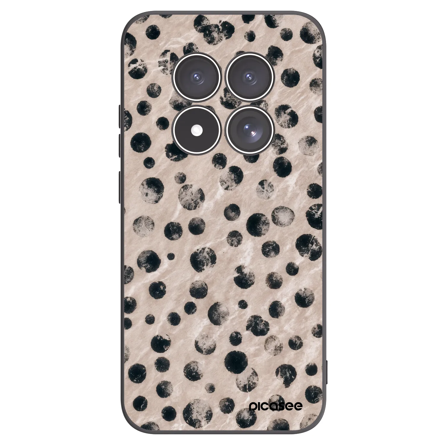 Picasee silikónový čierny obal pre Xiaomi Redmi Note 15 Pro 5G - Inked