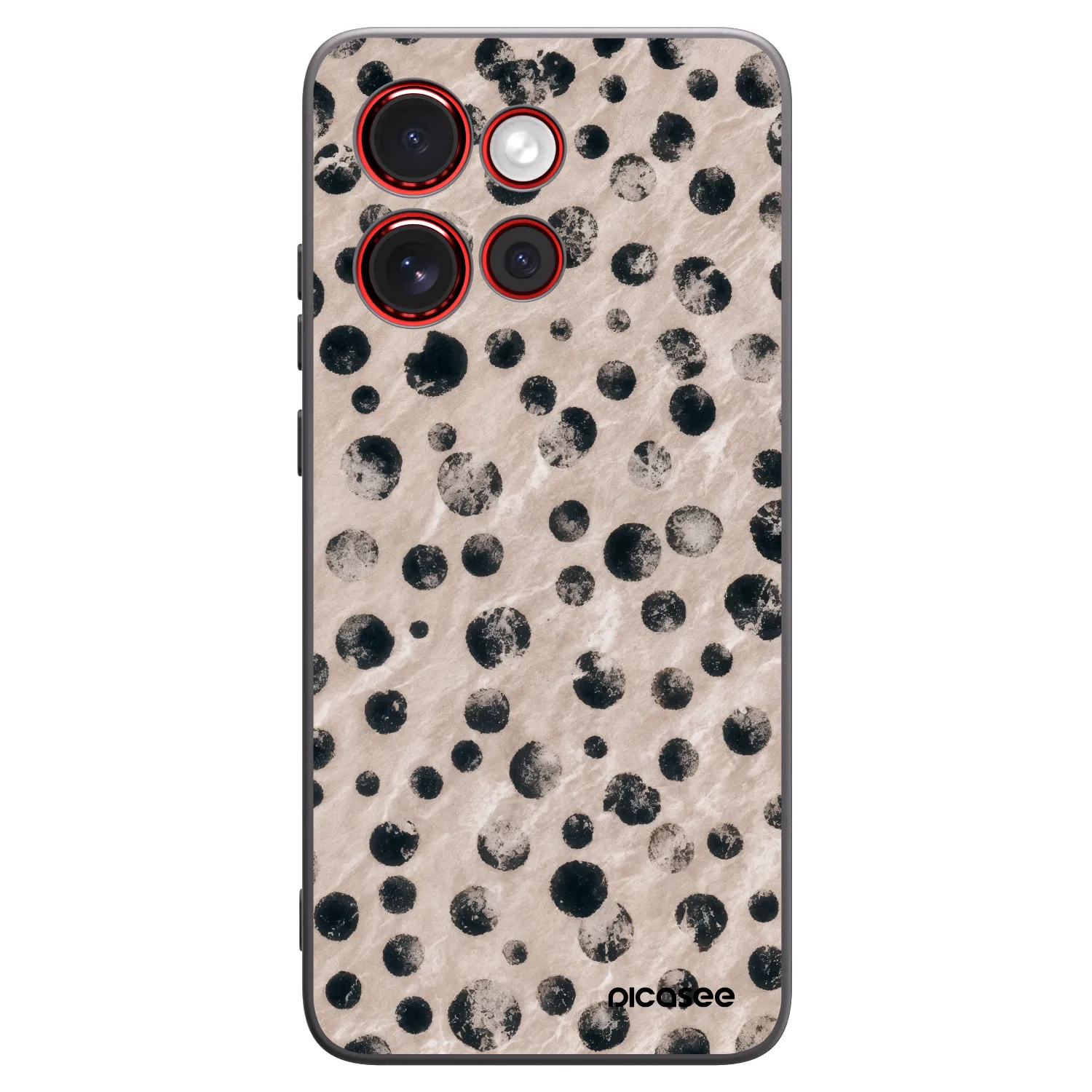 Picasee silikónový čierny obal pre Motorola Edge 60 Neo 5G - Inked