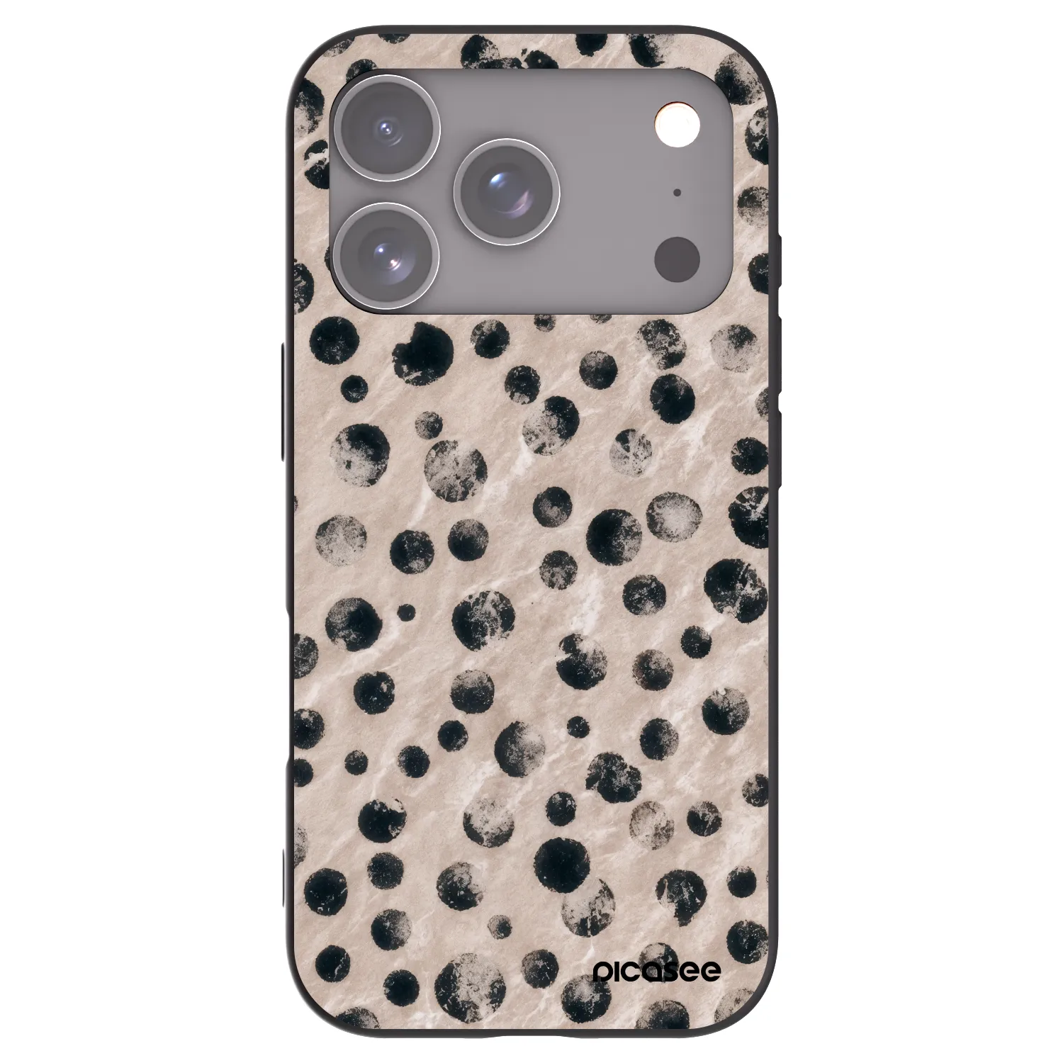Picasee silikónový čierny obal pre Apple iPhone 18 Pro - Inked