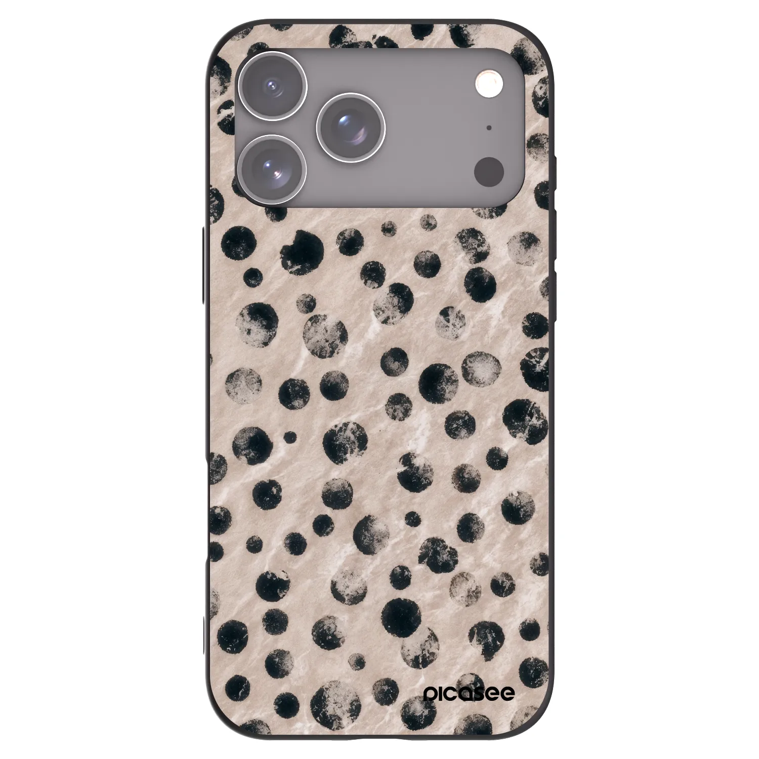Picasee silikónový čierny obal pre Apple iPhone 18 Pro Max - Inked