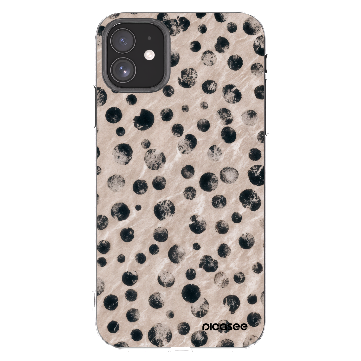 Picasee silikónový prehľadný obal pre Apple iPhone 11 - Inked