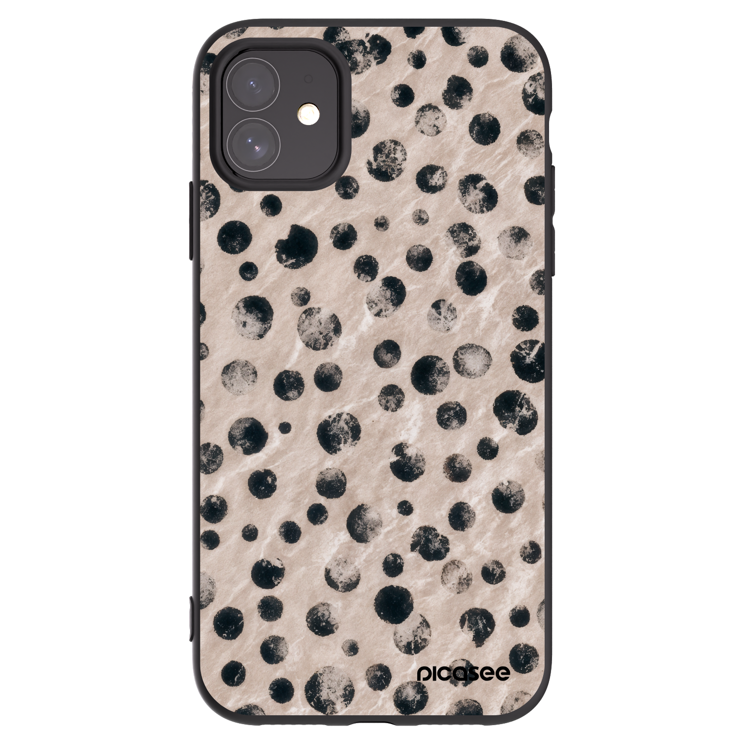 Picasee silikónový čierny obal pre Apple iPhone 11 - Inked