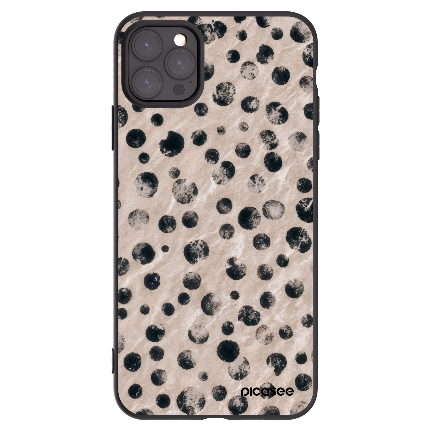 Picasee silikónový čierny obal pre Apple iPhone 11 Pro Max - Inked