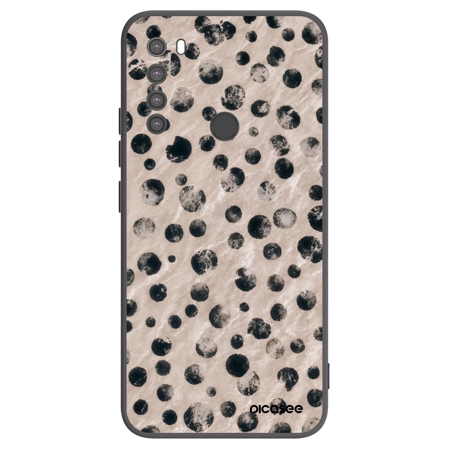 Picasee silikónový čierny obal pre Xiaomi Redmi Note 8 - Inked