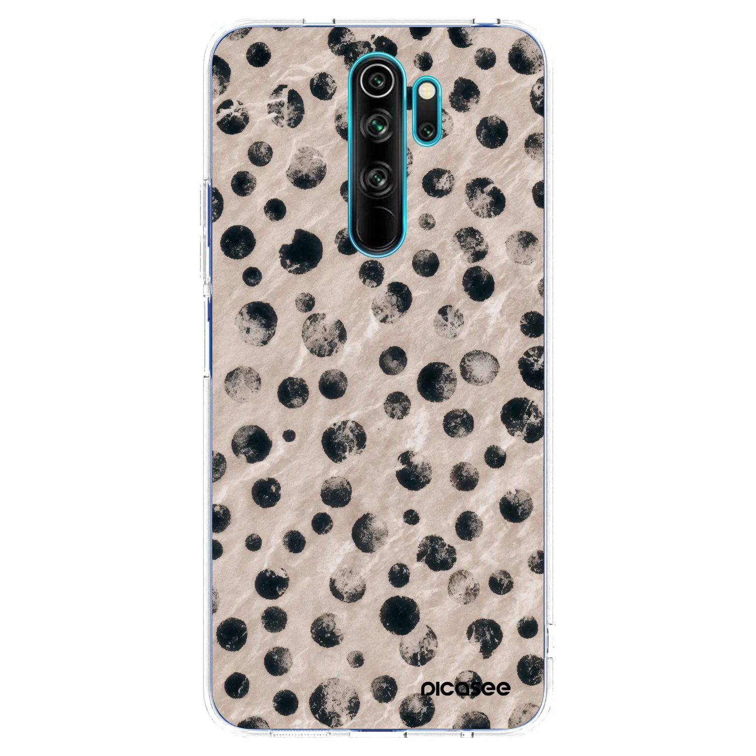Picasee silikónový prehľadný obal pre Xiaomi Redmi Note 8 Pro - Inked