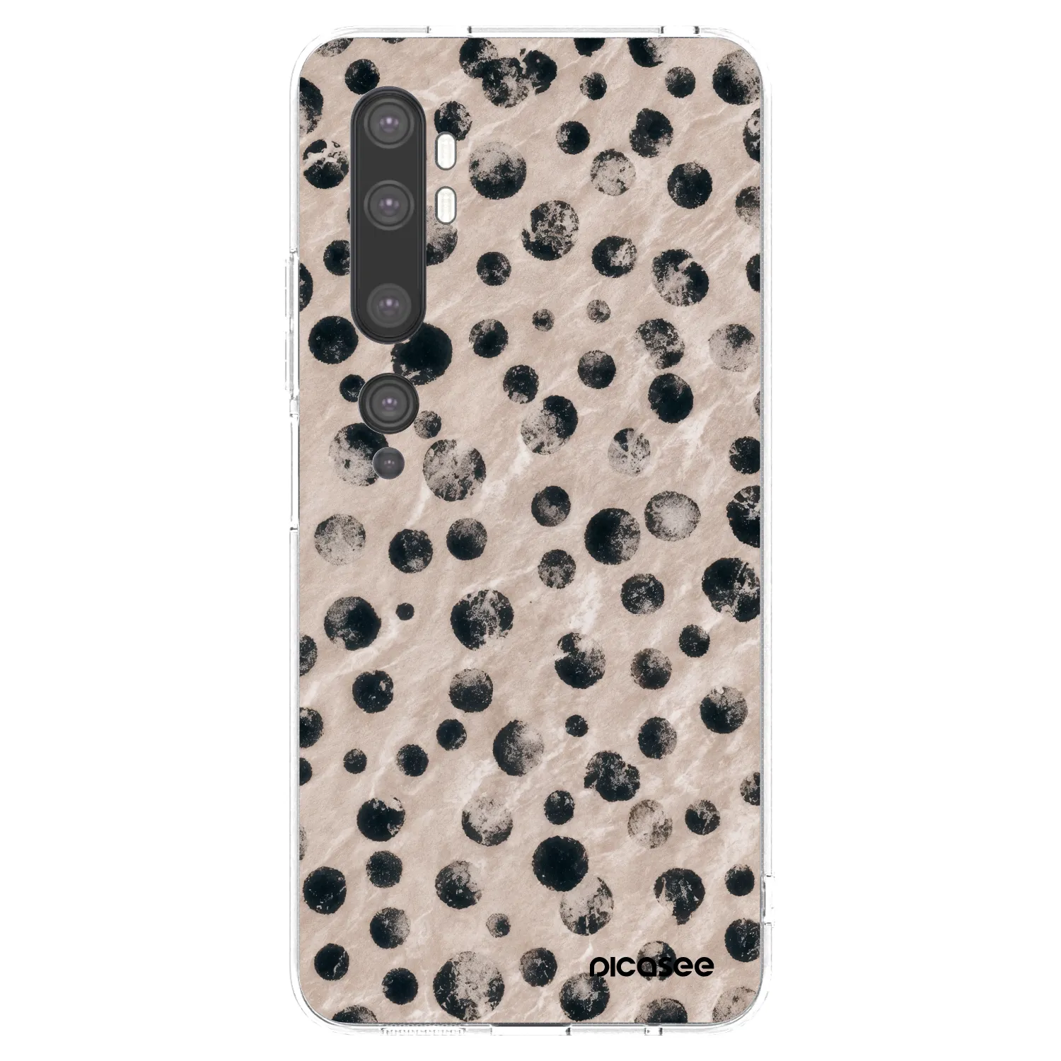 Picasee silikónový prehľadný obal pre Xiaomi Mi Note 10 (Pro) - Inked