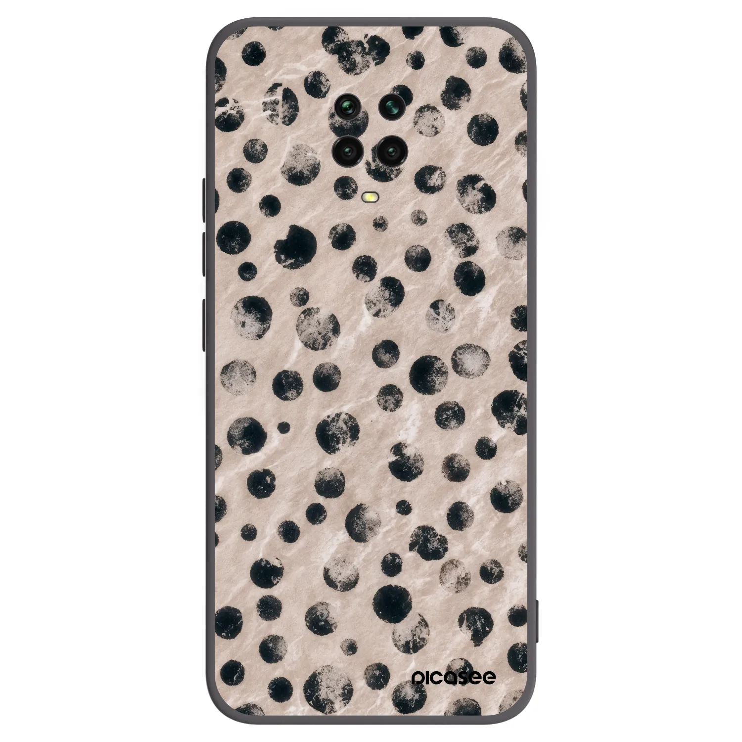Picasee silikónový čierny obal pre Xiaomi Redmi Note 9 Pro - Inked