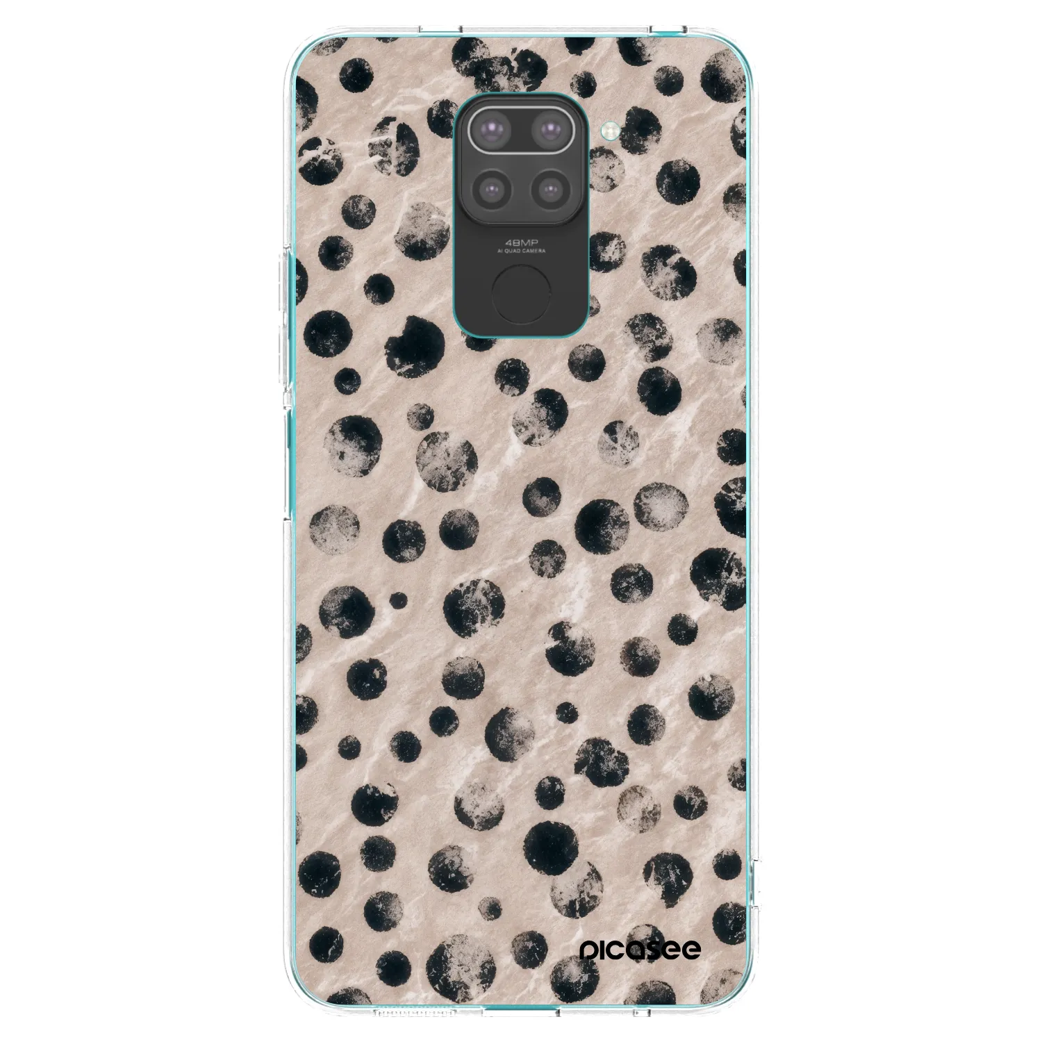 Picasee silikónový čierny obal pre Xiaomi Redmi Note 9 - Inked