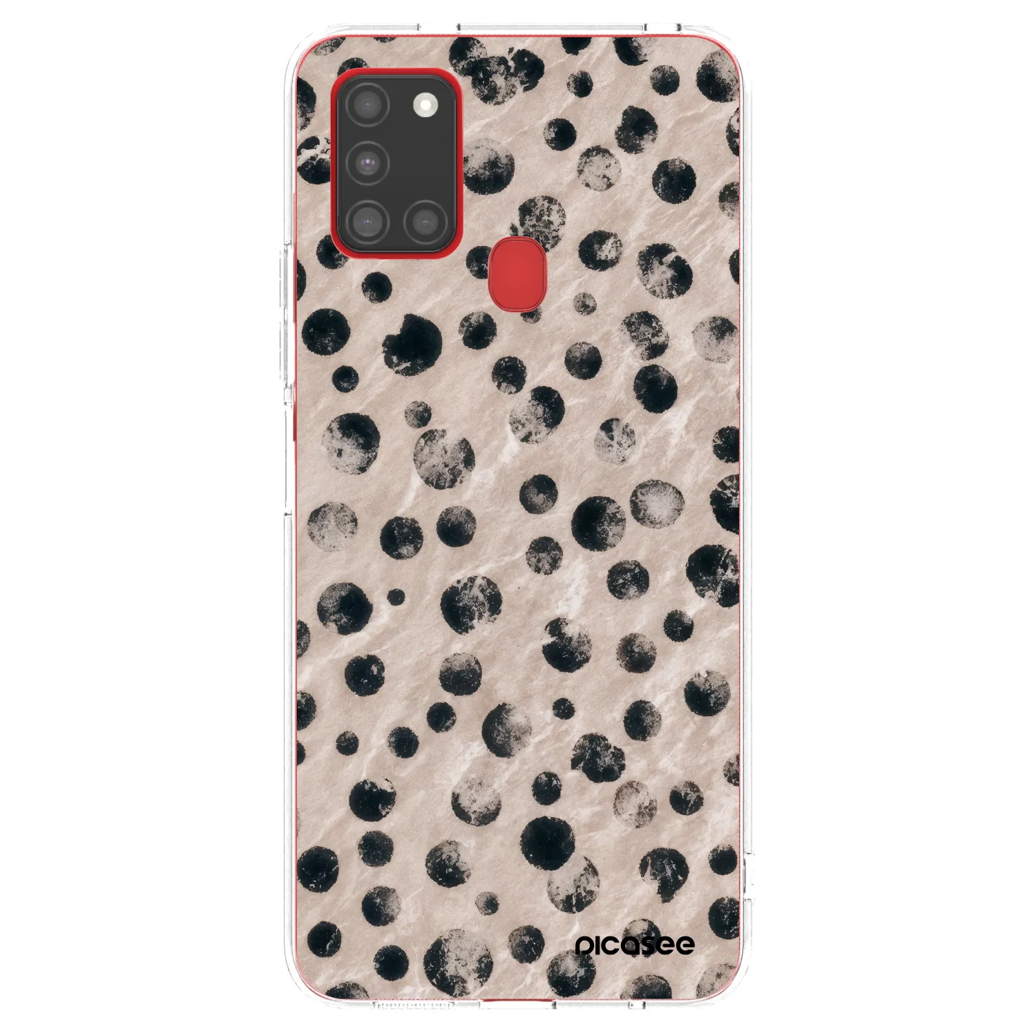 Picasee silikónový prehľadný obal pre Samsung Galaxy A21s - Inked
