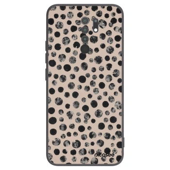 Picasee silikónový čierny obal pre Xiaomi Redmi 9 - Dots