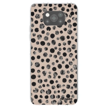 Picasee silikónový čierny obal pre Xiaomi Poco X3 - Dots
