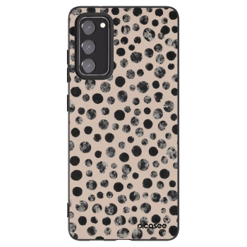 Picasee silikónový čierny obal pre Samsung Galaxy S20 FE - Dots