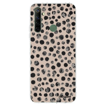Picasee silikónový prehľadný obal pre Realme 6i - Dots
